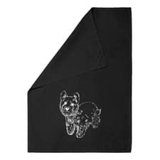Image of 'Westie Dog' Cotton Tea Towel / Dish Cloth (TW012732)