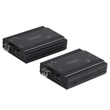 Image of StarTech 4K HDMI KVM Extender over Fiber - HDMI Video & USB Remote KVM Switch...