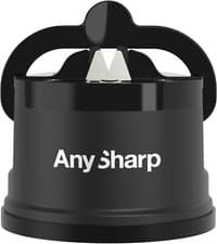 Image of Anysharp Knife Sharpener Hands-Free Safety Powergrip Suction Safely Sharpens NEW