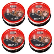 Image of GENUINE MAXELL CD-R 80 MINS XL-II DIGITAL AUDIO RECORDABLE BLANK DISCS 100 PACK 