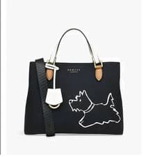 Image of Radley Palace Gardens Medium Multiway Grab Bag. Black.