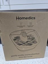 Image of NEW HoMedics Bubble Mate Foot Spa Massager Warm Water Bubble Bath