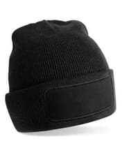 Image of Beechfield Recycled Original Patch Beanie Hat Warm Mens Womens Winter Cap