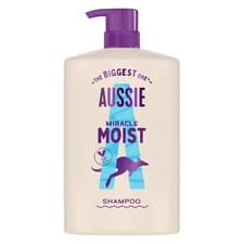 Image of Aussie Miracle Moist Shampoo 1L, XXL Value pack. Moisturizing Formula to Revive