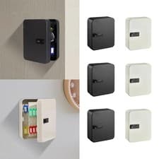 Image of Key Lock Box Combination Lock Keys Cabinet Space Saving Security Key Box Key
