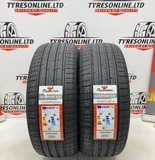 Image of 2 X 225 45 19 POWERTRAC 225/45ZR19 96Y XL BRAND NEW M+S TYRES C B LABELS 2254519