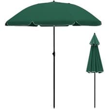 Image of 2M Outdoor Garden Parasols Umbrella with Crank Handle Tilting Sunshade UV 30+
