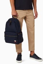 Image of Backpack Tommy Hilfiger New Prep Blue Port PC Tablet Unisex AM0AM10290