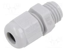 Image of Cable gland IP68 without nut light grey M12 polyamide 1.5