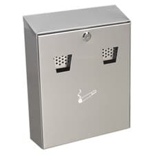 Image of Sealey Rcb02 Cigarette Bin Wall Mounting Stainless Steel