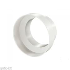 Image of Ventilation Pipe Reducer / Adaptor - 125mm to 100mm 5 inch to 4 inch