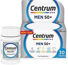 Image of Centrum Men 50+ Multivitamin Tablets for Men, 30 Tablets