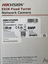 Image of Hikvision DS-2CD2386G2-IU 8MP 4K AcuSense Fixed Turret Camera