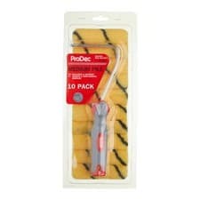 Image of ProDec 10pk 4" Tiger Medium Pile Mini Roller & Frame Set