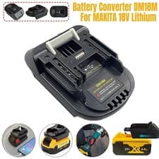 Image of Battery Adapter Converter for Milwaukee Dewalt 18V to Makita 18V BL1830 BL1860.