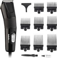 Image of Babyliss Men Precision Power Hair Clipper with 8 Guides & Stainless Steel Blades