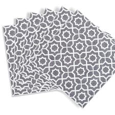 Image of d-c-fix Lina Grey 15.25 x 15.25cm Self-adhesive Vinyl Wall Tiles