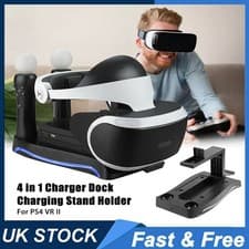 Image of 4 IN 1 Charger Dock Charging Stand Holder For PS4 VR II PS Move Game Controller