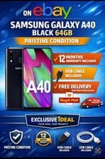 Image of Samsung Galaxy A40 (SM-A405FN) 64GB -Dual Sim- Unlocked-Pristine Condition