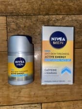 Image of Nivea Men Skin Energy Morning Fix Moisturising Face Gel 50ml Caffeine + Guarana