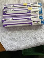 Image of 5 X S15 60w Tubular Lamp Bulbs Double Cap 240v Lot Cheap