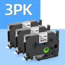 Image of Compatible Brother TZ Tze Label Tape Printer P-Touch Laminated 18mm/12mm/9mm 8m