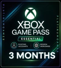 Image of 🔥 XBOX 3 MONTH GAME PASS ESSENTIAL CORE GOLD LIVE MEMBERSHIP NOT ULTIMATE 🎮