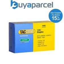 Image of Tacwise 0343 140 Series 12mm Staples Galvanised - 5000 Pack - Type T50 G 140EL