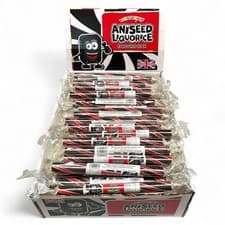 Image of Aniseed Liquorice Rock Stick Handmade Uk Made British Candy Sweet Wholesale