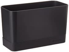 Image of Brabantia 117503 Sink Organiser with Removable Tray, Dark Grey, 8.5 x 19 x 11.5