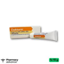 Image of Daktarin Sugar Free Oral Gel 2% (15g) | Effective Oral Thrush Treatment