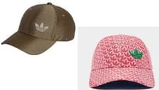 Image of ADIDAS ORIGINALS ADICOLOR 70'S MONOGRAM BASEBALL CAP OSFM--OSFW STRAPBACK
