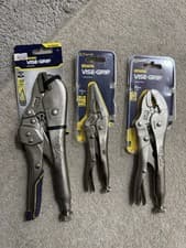 Image of Siegen Locking Pliers Long Nose 225mm Adjustable Long Nose Locking Pliers S0462