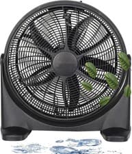 Image of 20 Inch Industrial Box Fan – 3 Speed Portable Floor Fan 180° Tilt 90W Powerful