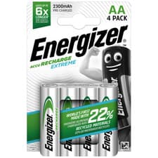 Image of Rechargeable AA Batteries *Energizer Extreme* AA HR6 2300mAh x 4 *Latest Gen*