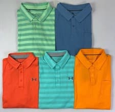 Image of Men's Under Armour Heat Gear Loose Tri-Blend Polo Shirt