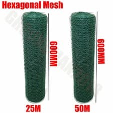 Image of 10M-50M Roll Welded Chicken Wire Mesh Animal Fence Barrier Garden Fencing Net