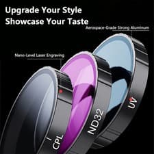 Image of ND16 Filter for DJI Osmo Action 3 4 5 Pro Camera Neutral Density Lens