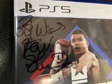 Image of Undisputed PS5  New game signed by Frank Bruno direct from Franks office