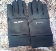 Image of 1 Pair Black Hunting Gloves with Touchscreen, Enhanced Grip, Breathable Size L