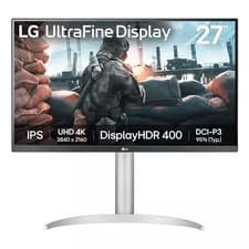 Image of LG Monitor 27inch 4K Ultra HD 60Hz IPS DisplayHDR400 White 27UP650K-W.AEK