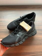 Image of Asics Gel Quantum Lyte 2 Trainers Casual Shoes Triple Black UK 12 EU 48 New