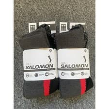 Image of Salomon focus ski socks Grey S Size 3.5-5 (Eu 39-38) RRP £50