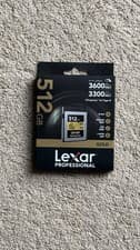 Image of Lexar 512GB Professional (3600MB/Sec) Type B CFexpress Card Brand New Unused!!