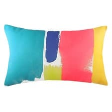 Image of Evans Lichfield Aquarelle Abstract Rectangular Cushion