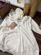 Image of White Juicy Couture Hoodie Size L
