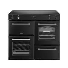 Image of Belling Farmhouse 100cm Electric Induction Range Cooker - Black 444411832