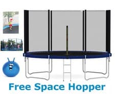 Image of Trampoline 6FT 8FT 10FT 12FT 14 FT with Enclosure Spring Cover & Ladder