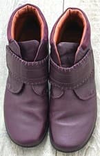 Image of Hotter Purple Leather  Daydream  comfort concept Boots Size 7