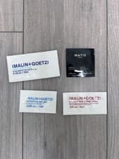 Image of MALIN + GOETZ & MATIS SACHETS CAVIAR EYES, EYE GEL, DETOX FACE MASK, CONDITIONER